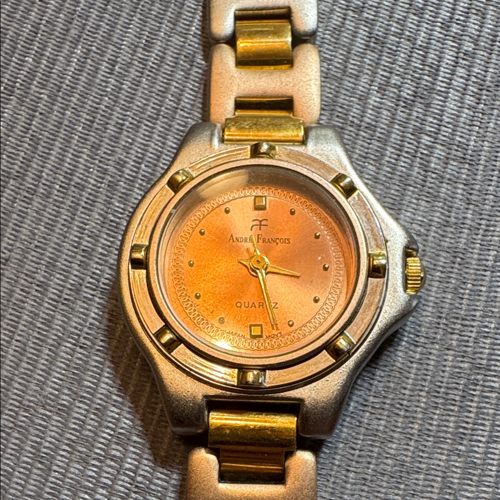Womens Gold And Silver Watch